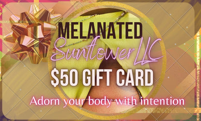 Melanated Sunflower Gift Card