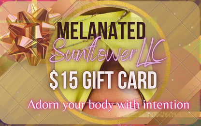 Melanated Sunflower Gift Card