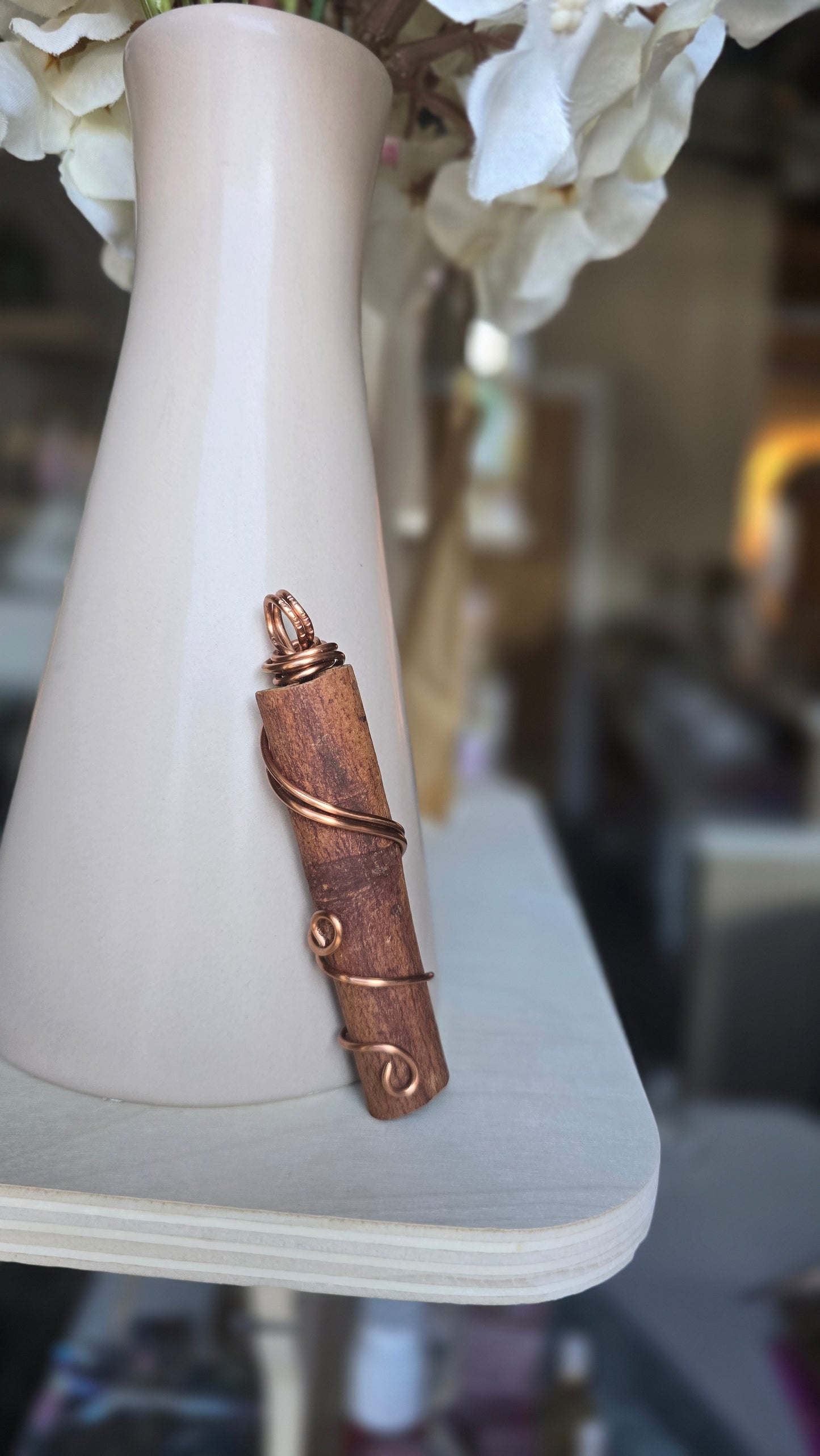 Wrapped in Warmth Cinnamon Stick Pendant