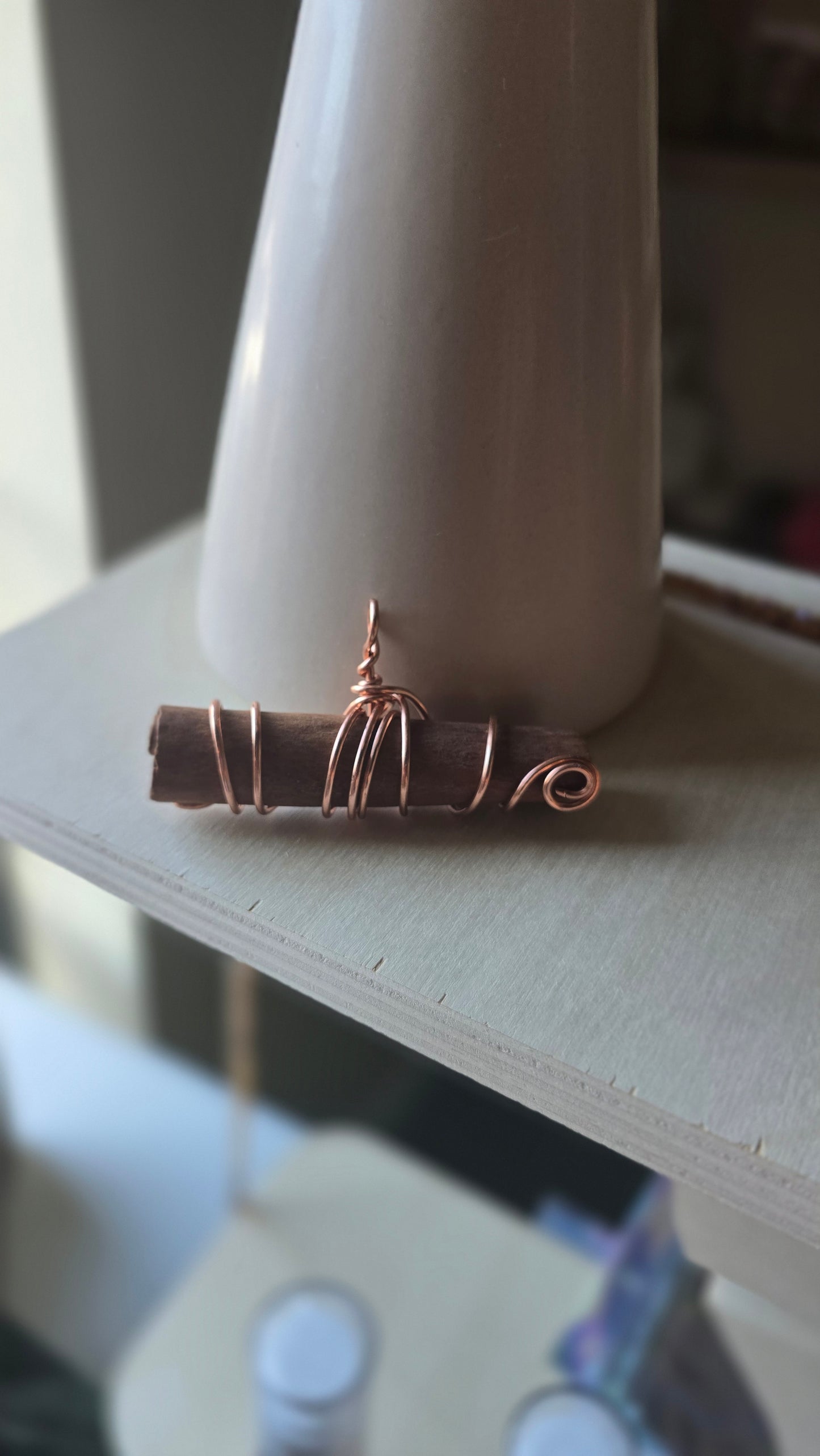 Wrapped in Warmth Cinnamon Stick Pendant